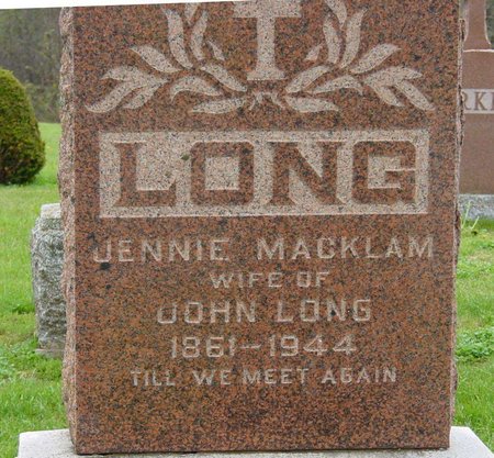 jenniemacklamwifejohnlong