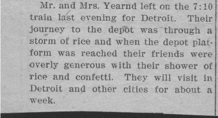 William Yearnd 2 wedding